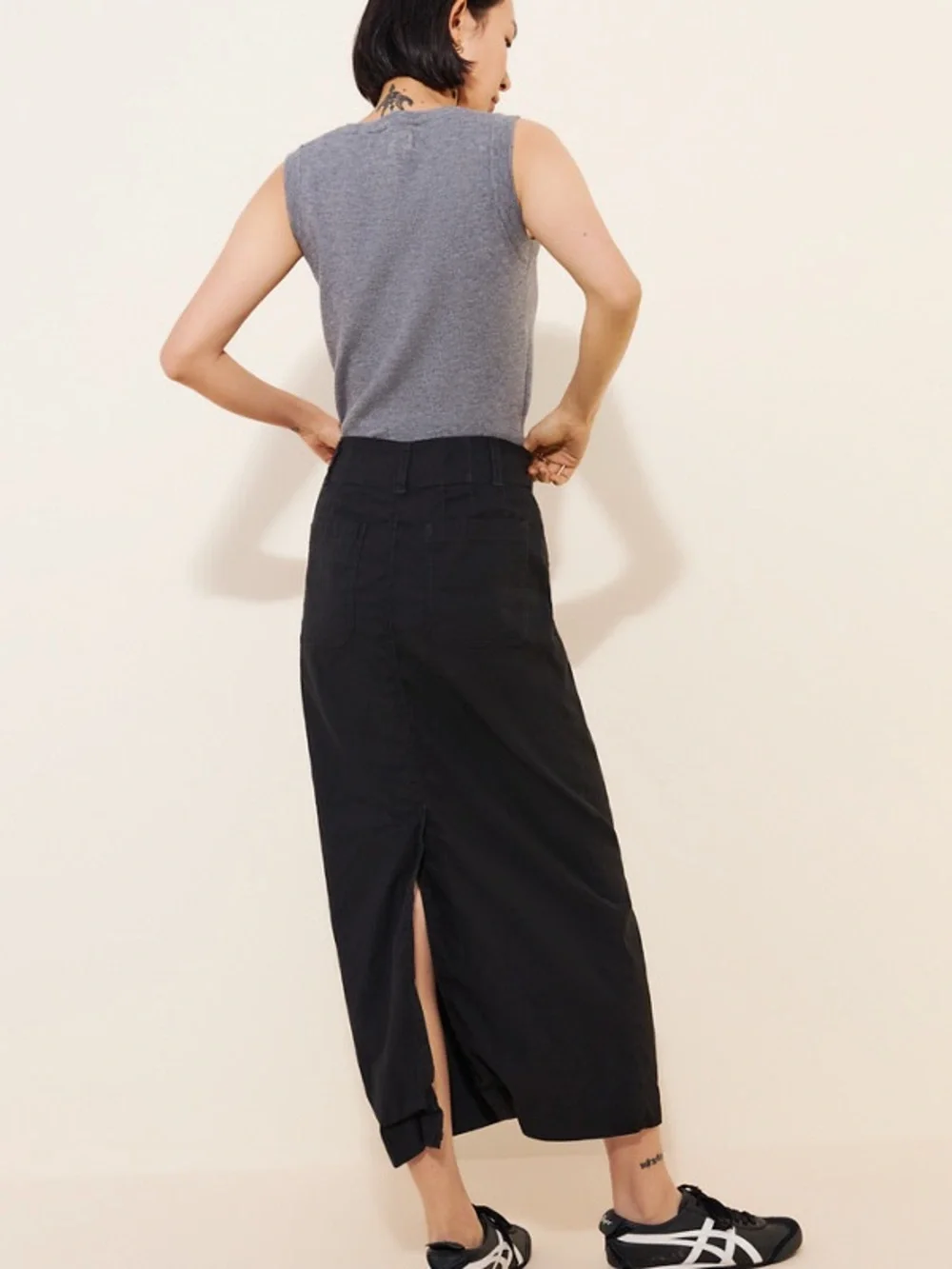 Maeve Anthropologie The Collette Maxi Skirt Black - Picture 2 of 7